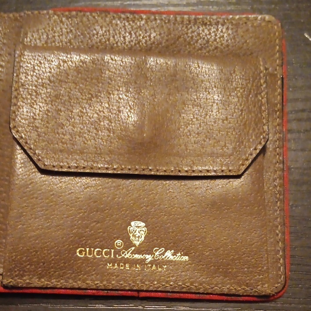 Gucci Vintage Very Rare 1980's Accessory Collection  Brown Unisex Wallet (EUC) - Picture 8 of 12